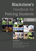 Cover: Blackstone's Handbook for Policing Students 2024 - Oxford University Press