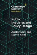 Cover: Public Inquiries and Policy Design - Cambridge University Press