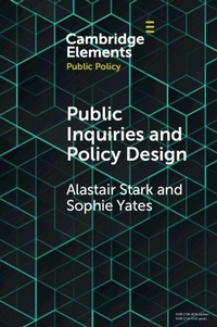 Enlarge image Cover: Public Inquiries and Policy Design - Cambridge University Press