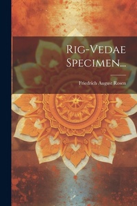 Abbildung von: Rig-vedae Specimen... - Legare Street Press
