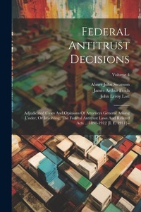 Abbildung von: Federal Antitrust Decisions - Legare Street Press