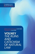 Cover: Volney: 'The Ruins' and 'Catechism of Natural Law' - Cambridge University Press