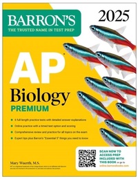 Abbildung von: AP Biology Premium, 2025: Prep Book with 6 Practice Tests + Comprehensive Review + Online Practice - Barrons Educational Services