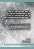 Cover: 2023 8th International Conference on Building Materials and Construction & 2023 7th International Conference on Materials Engineering and Nano Sciences - Trans Tech Publications Ltd