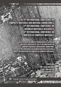 Abbildung von: The 8th International Conference on Composite Materials and Material Engineering & 13th International Conference on Advanced Materials Research & 6th International Conference on Frontiers of Composite Materials - Trans Tech Publications Ltd