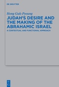Bild: Judah's Desire and the Making of the Abrahamic Israel - De Gruyter