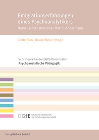 Abbildung von: Emigrationserfahrungen eines Psychoanalytikers - Verlag Barbara Budrich