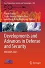 Cover: Developments and Advances in Defense and Security - Springer