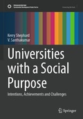 Cover: Universities with a Social Purpose - Springer