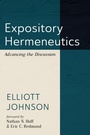 Cover: Expository Hermeneutics - Wipf & Stock Publishers