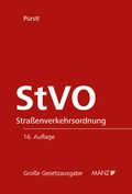Cover: Stra&szlig;enverkehrsordnung StVO - Manz