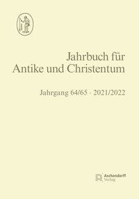 Abbildung von: Jahrbuch für Antike und Christentum Jahrgang 64/65 2021/2022 - Aschendorff