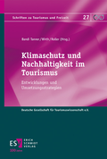Cover: Klimaschutz und Nachhaltigkeit im Tourismus - Erich Schmidt Verlag