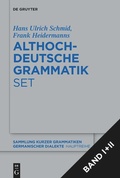 Cover: [Set: Althochdeutsche Grammatik I + II] - De Gruyter