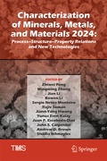 Cover: Characterization of Minerals, Metals, and Materials 2024 - Springer
