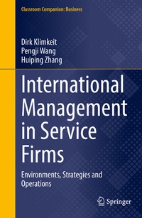 Abbildung von: International Management in Service Firms - Springer
