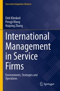 Cover: International Management in Service Firms - Springer