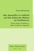 Cover: "Der Aquarellist ist vielleicht auf dem Gebiet der Malerei ein Feuilletonist" - Brill Deutschland