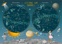 Abbildung von: Sterne am Himmel: Sternenkarte für Kinder - Huber Kartographie