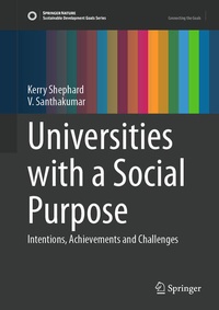 Enlarge image Cover: Universities with a Social Purpose - Springer