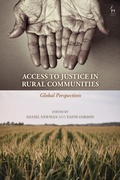 Cover: Access to Justice in Rural Communities - Hart Publishing