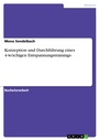 Bild: Konzeption und Durchführung eines 4-wöchigen Entspannungstrainings - GRIN Verlag