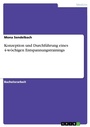 Bild: Konzeption und Durchführung eines 4-wöchigen Entspannungstrainings - GRIN Verlag