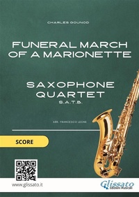 Abbildung von: Saxophone Quartet sheet music: Funeral march of a Marionette (score) - Glissato Edizioni Musicali