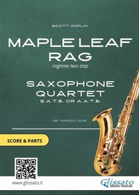 Abbildung von: Saxophone sheet music for Quartet "Maple Leaf Rag" (score & parts) - Glissato Edizioni Musicali
