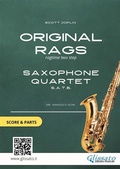 Cover: Saxophone Quartet score & parts: Original Rags - Glissato Edizioni Musicali