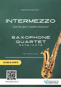 Abbildung von: Saxophone Quartet sheet music: Intermezzo (score & parts) - Glissato Edizioni Musicali