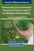 Cover: Intersecting Environmental Social Governance and AI for Business Sustainability - IGI Global