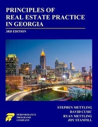 Abbildung von: Principles of Real Estate Practice in Georgia - Performance Programs Company LLC