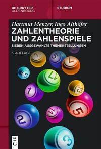 Abbildung von: Zahlentheorie und Zahlenspiele - De Gruyter Oldenbourg