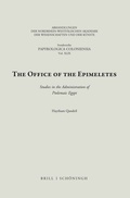 Cover: The Office of the Epimeletes - Brill Deutschland