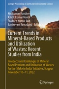 Cover: Current Trends in Mineral-Based Products and Utilization of Wastes: Recent Studies from India - Springer