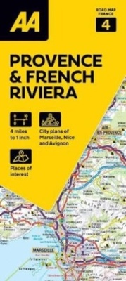 Abbildung von: AA Road Map Provence & French Riviera - Automobile Association