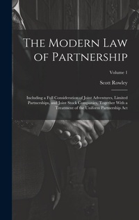 Enlarge image Cover: The Modern Law of Partnership - Legare Street Press