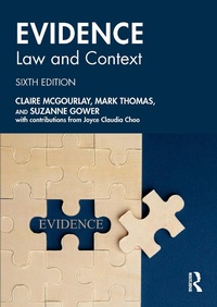Abbildung von: Evidence: Law and Context - Routledge