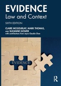 Abbildung von: Evidence: Law and Context - Routledge