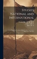 Cover: Studies National and International - Legare Street Press
