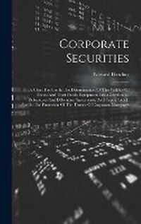 Abbildung von: Corporate Securities - Legare Street Press
