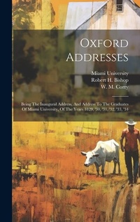 Enlarge image Cover: Oxford Addresses - Legare Street Press