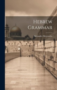 Enlarge image Cover: Hebrew Grammar - Legare Street Press