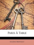 Cover: Paris A Table - Nabu Press