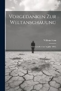 Cover: Vorgedanken Zur Weltanschauung - Legare Street Press