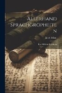 Enlarge image Cover: Allerhand Sprachgropheiten - Legare Street Press
