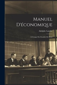 Abbildung von: Manuel D'economique - Legare Street Press