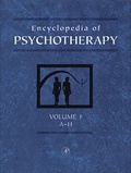Cover: Encyclopedia of Psychotherapy - Academic Press