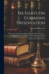 Bild: Six Essays On Commons Preservation - Legare Street Press